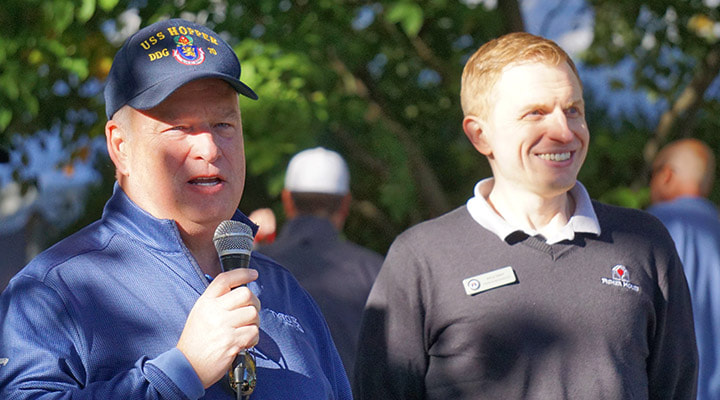 Dennis Kelly Speaking at the 16th Annual Tyto Fisher House Golf Tournament